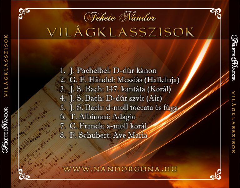 Fekete Nándor orgonaművész - Világklasszisok album